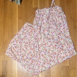 Torrid Floral Wide Leg pants - Pink and Yellow